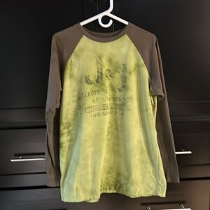 Project E distressed cotton long sleeves t-shirt